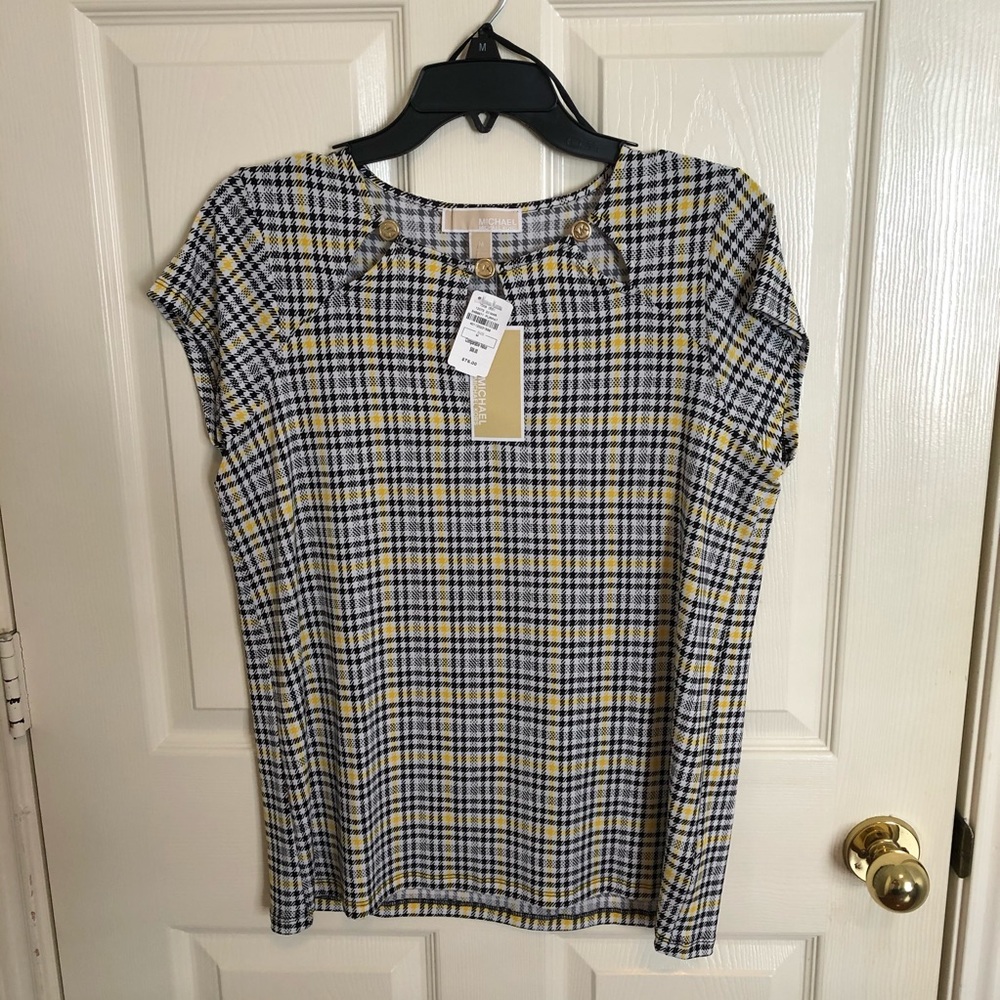 Michael Kors Logo Coin Cap SLV Top Size Medium